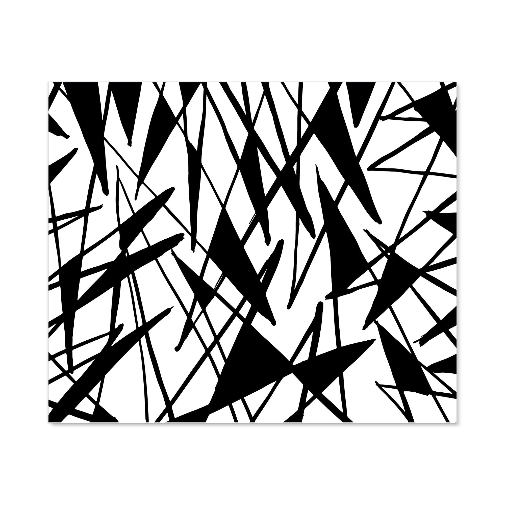 Brush Abstract Pattern Kitchen Splashback