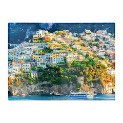 Positano Amalfi Coast Glass Chopping Board