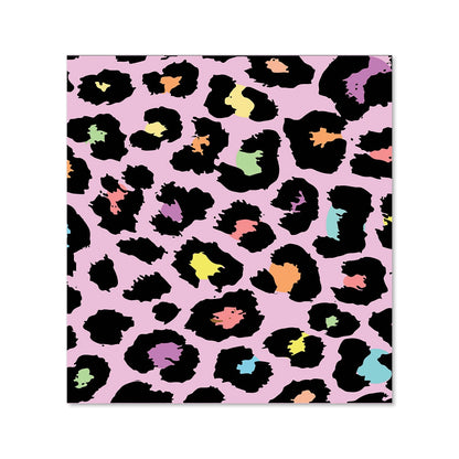 Pink Leopard Print Kitchen Splashback