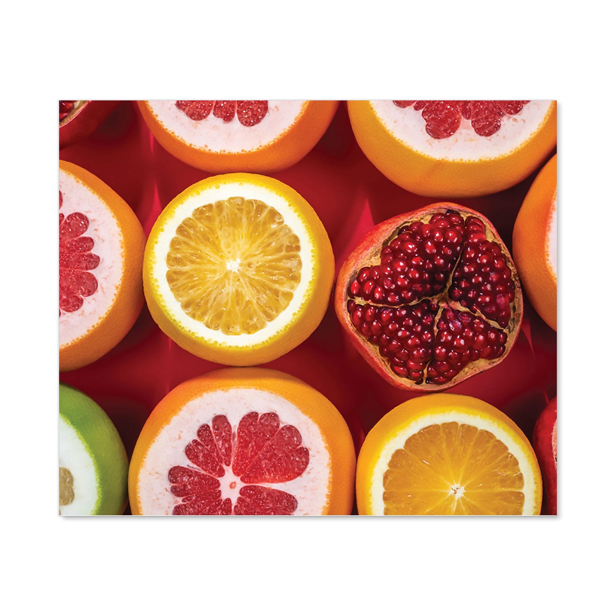 Citrus And Pomegranate Kitchen Splashback