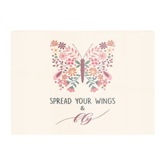 Spread Your Wings Glass Chopping Board