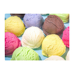 Ice Cream Scoops Glass Chopping Board
