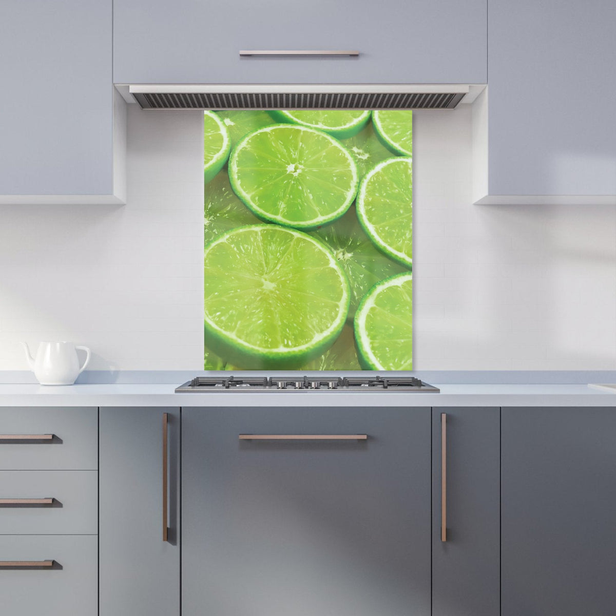 Fresh Limes Kitchen Splashback