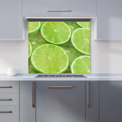 Fresh Limes Kitchen Splashback