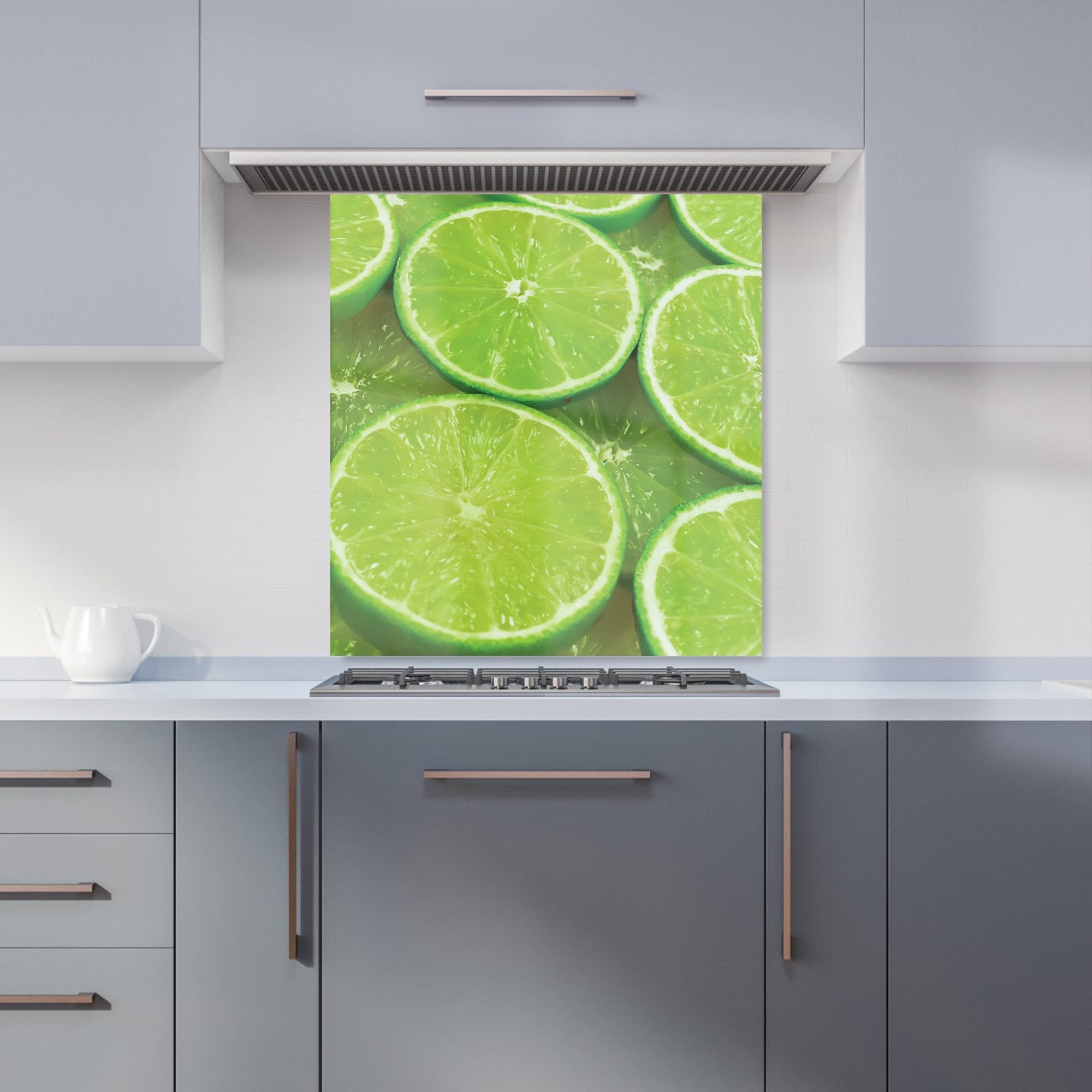 Fresh Limes Kitchen Splashback
