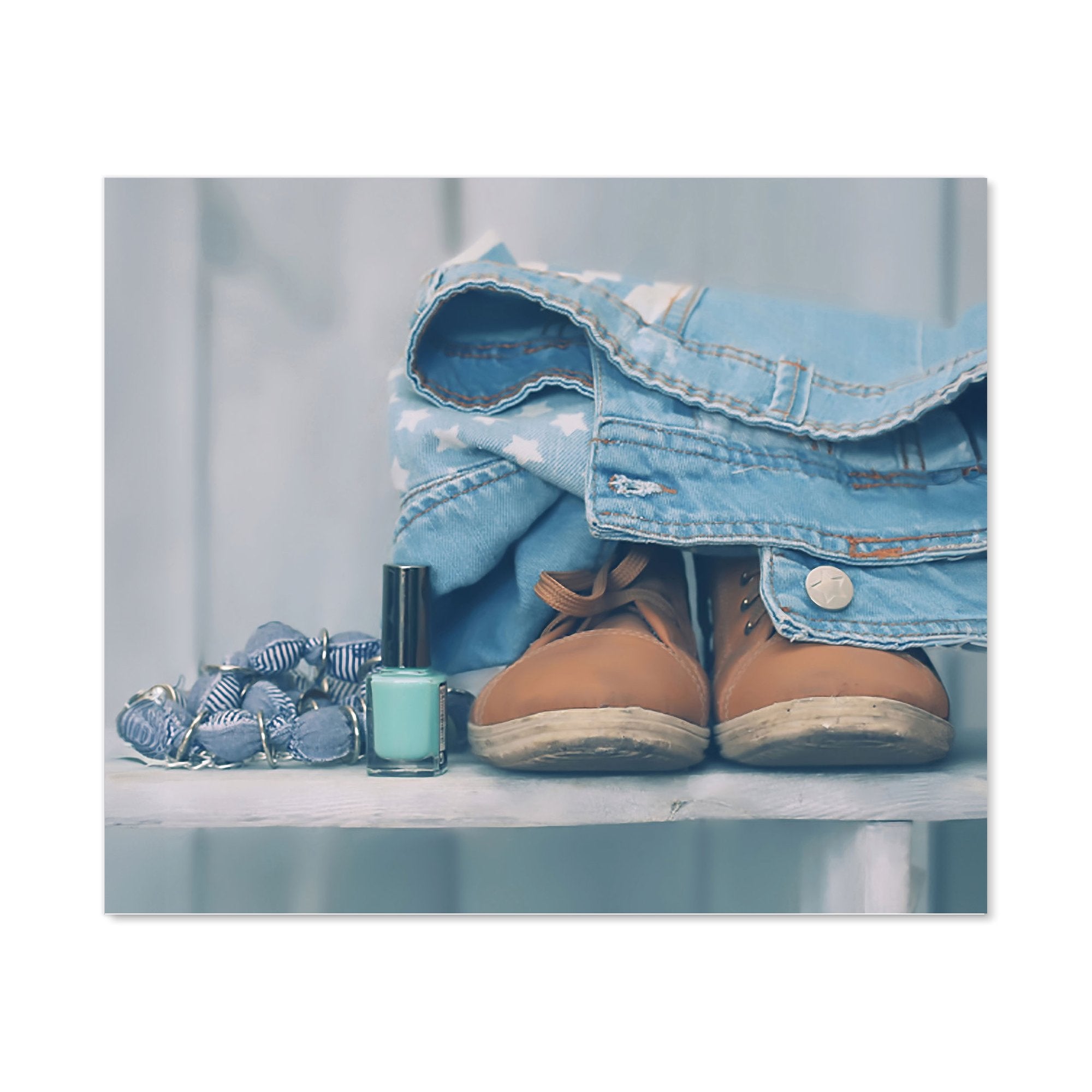 Shoes On The Bench Kitchen Splashback
