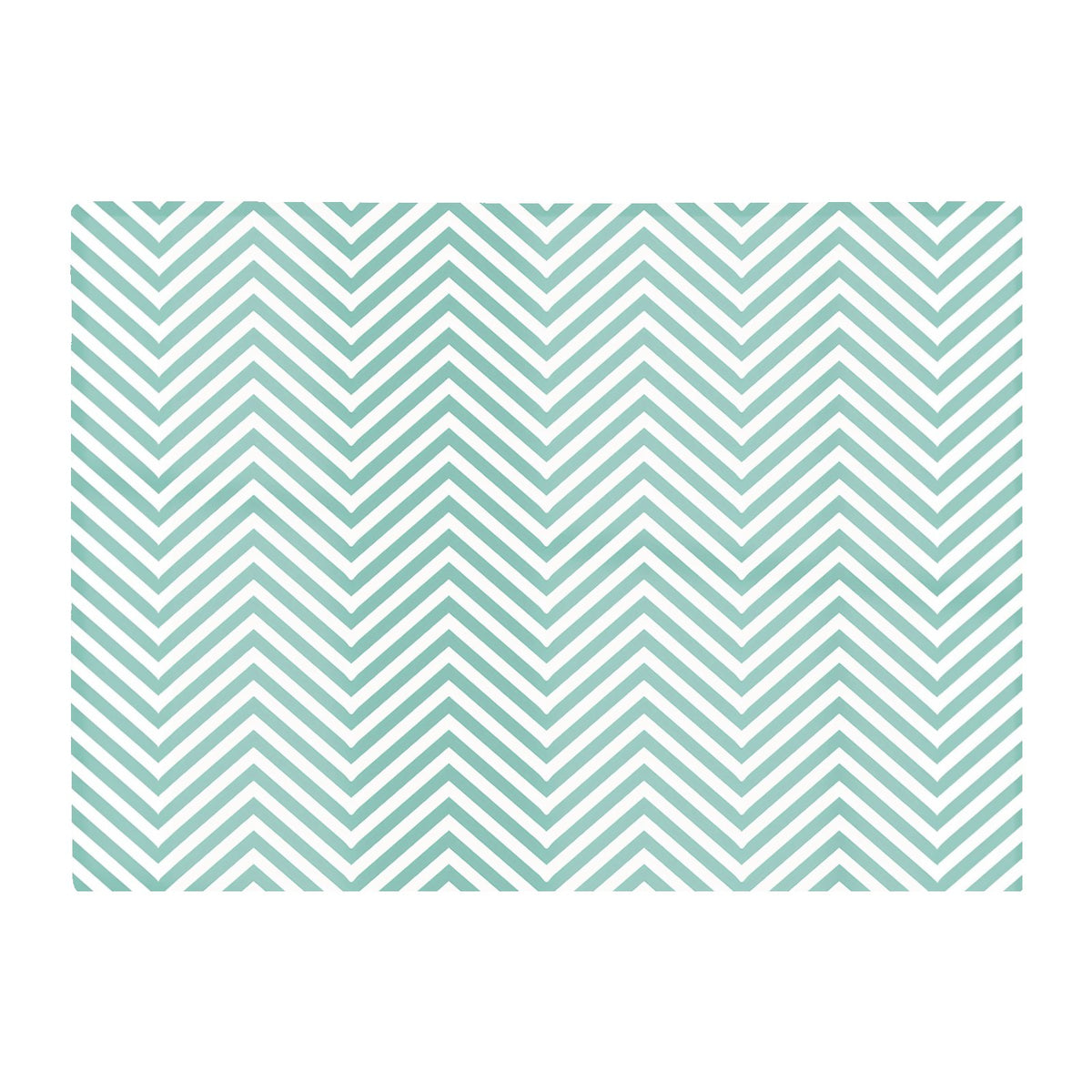 Geometric Chevron Pattern Glass Chopping Board