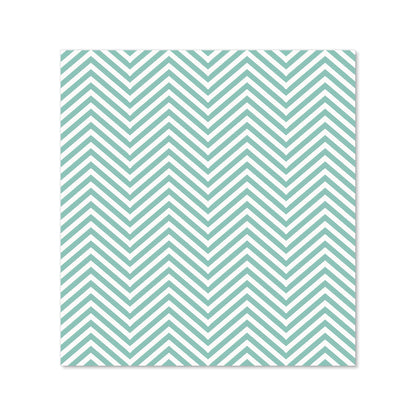 Geometric Chevron Pattern Kitchen Splashback