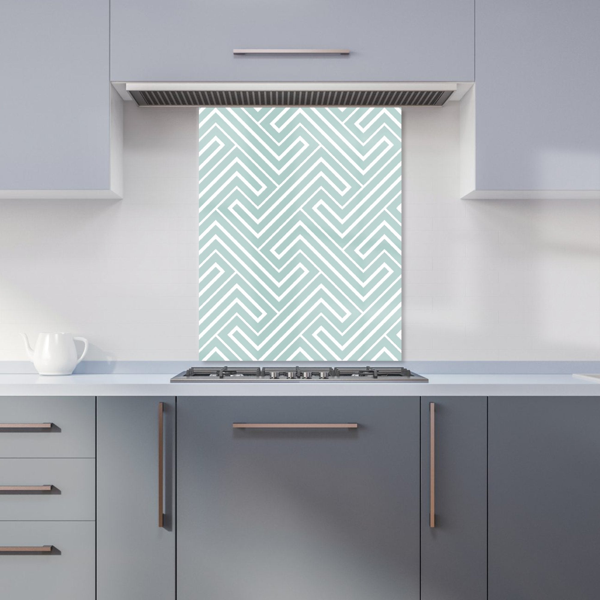 Geometric Modern Ornment Kitchen Splashback