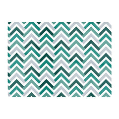 Geometric Retro Vintage Chevron Pattern Glass Chopping Board