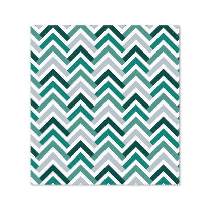 Geometric Retro Vintage Chevron Pattern Kitchen Splashback