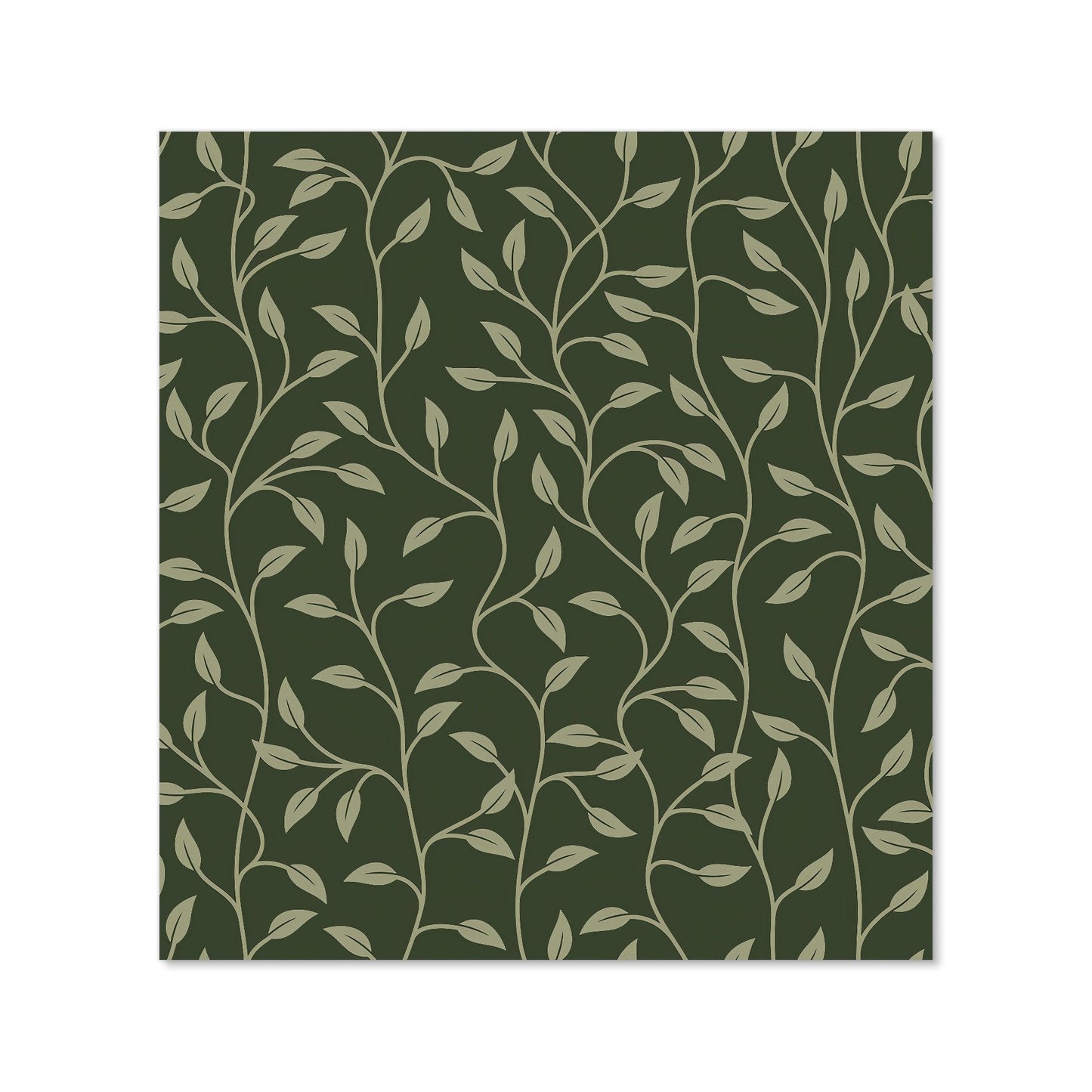 Green Shrub With Leaves Kitchen Splashback