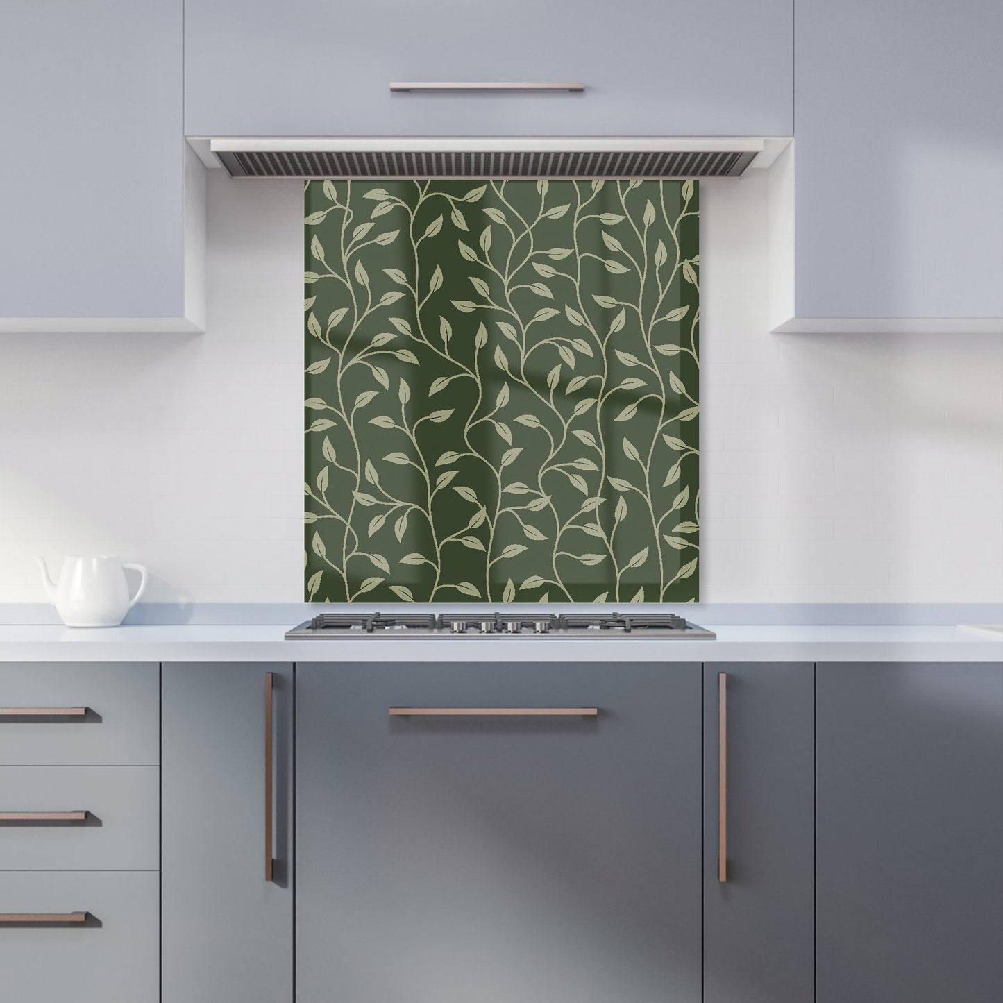 Green Shrub With Leaves Kitchen Splashback