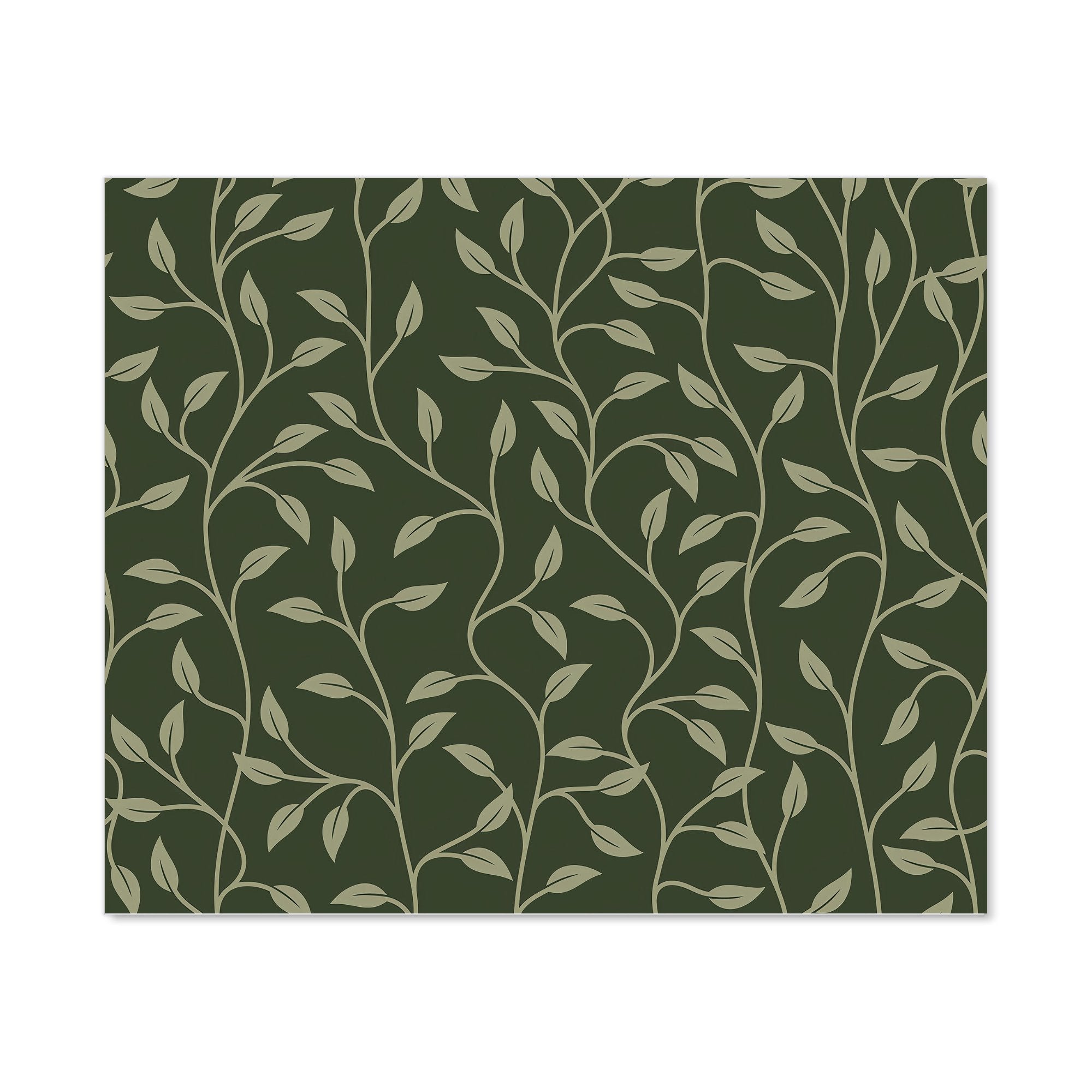 Green Shrub With Leaves Kitchen Splashback