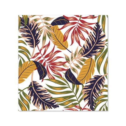 Hawaiian Style Jungle Leaves Kitchen Splashback