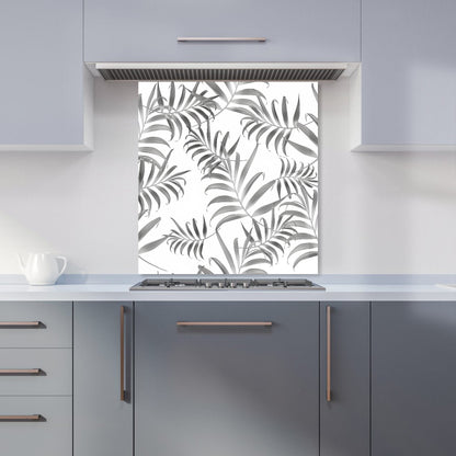 Hawaiian Style Palm Leaves Kitchen Splashback