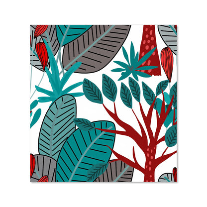 Jungle Exotic Summer Tropical Leaves Kitchen Splashback