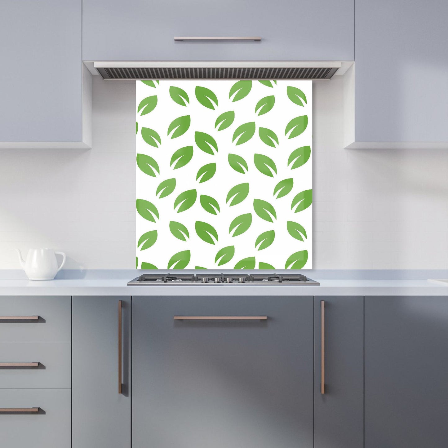 Leaves Pattern Kitchen Splashback