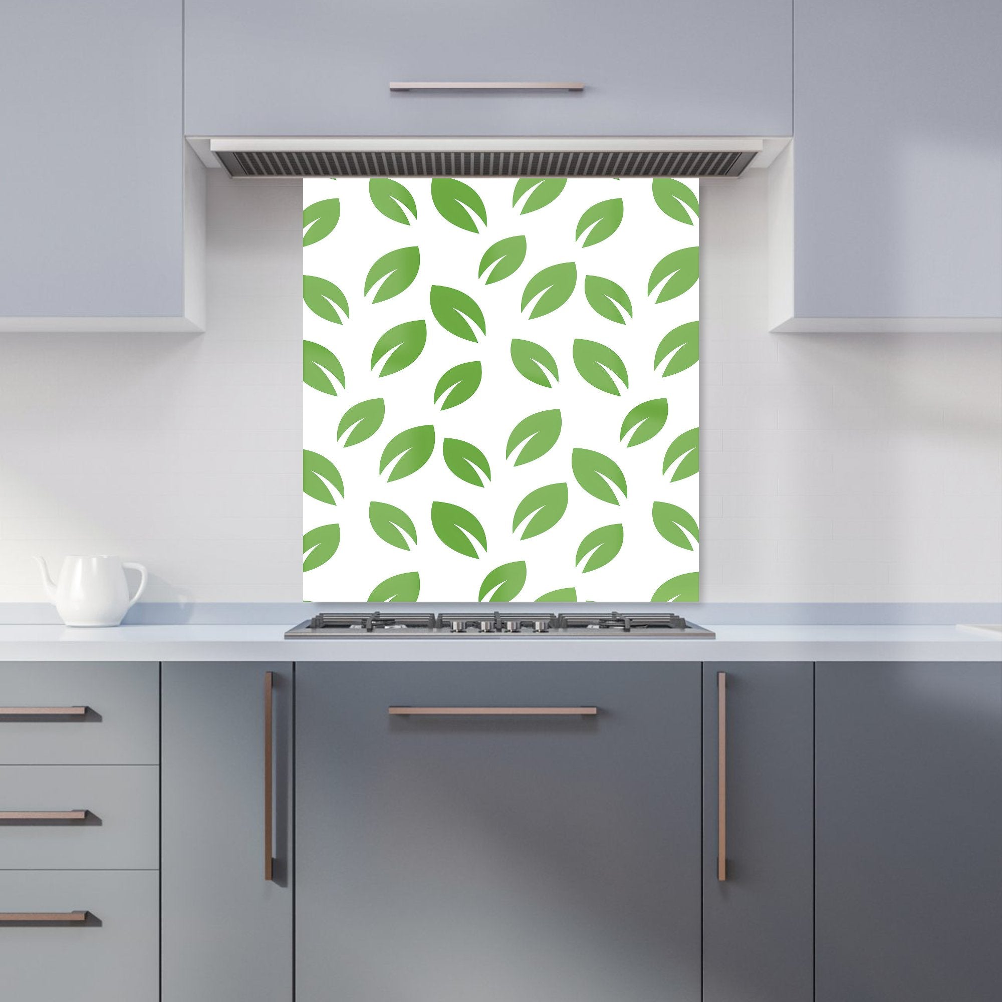 Leaves Pattern Kitchen Splashback
