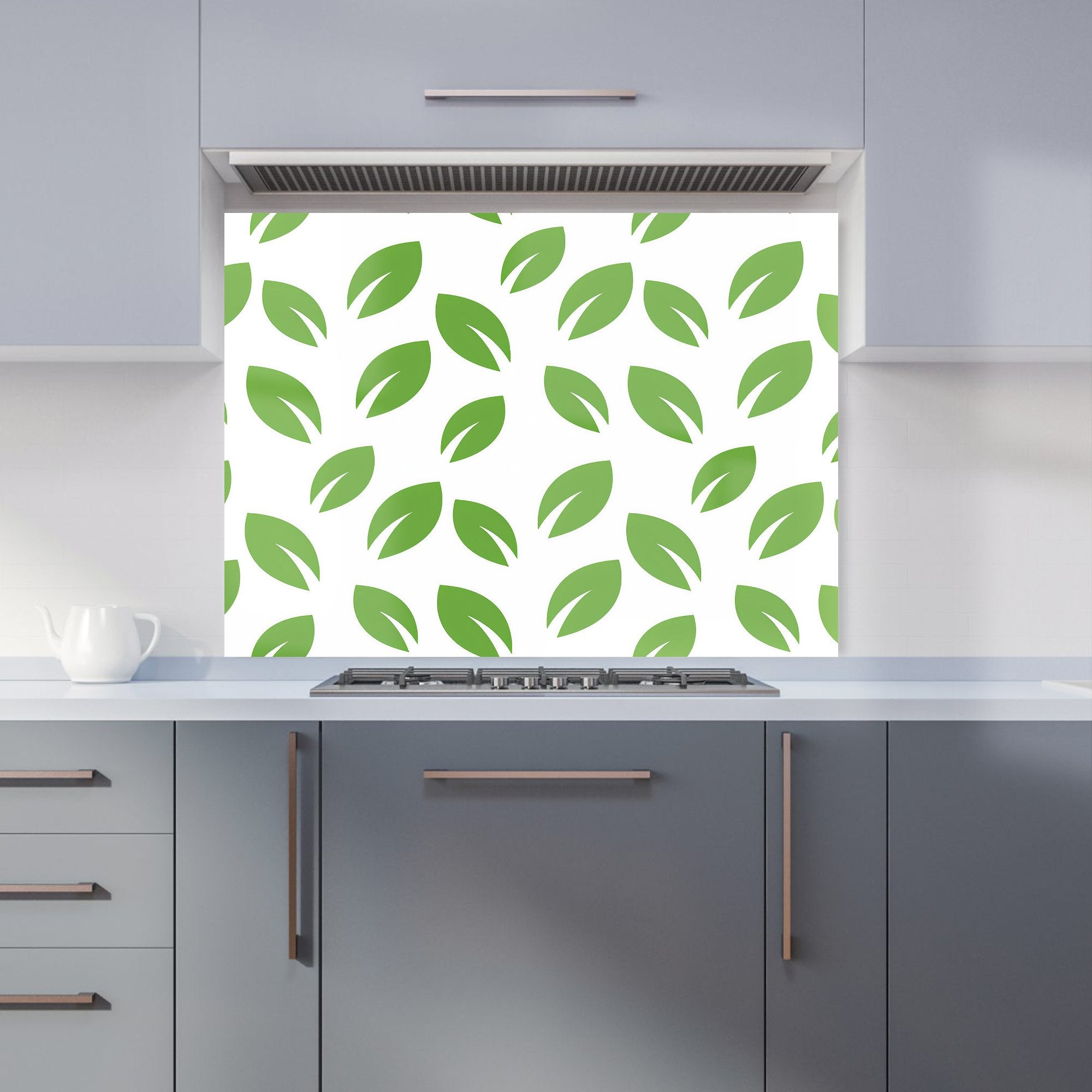 Leaves Pattern Kitchen Splashback