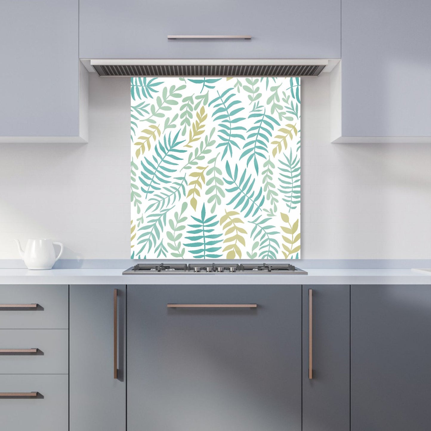 Multicolor Leafs And Branches Kitchen Splashback