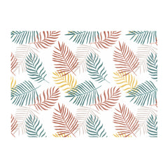 Palm Branches In Natural Colors Glass Chopping Board