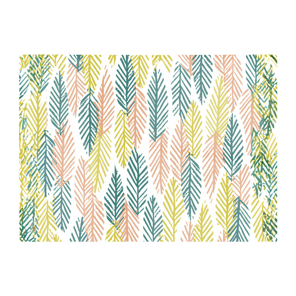 Scandinavian Style Foliage Glass Chopping Board