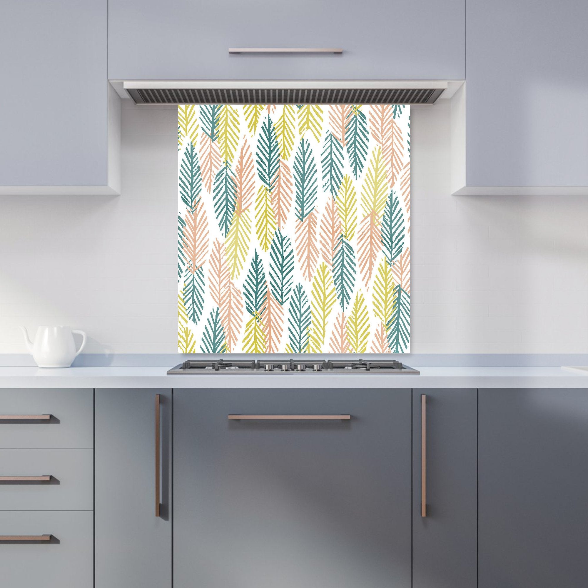 Scandinavian Style Foliage Kitchen Splashback