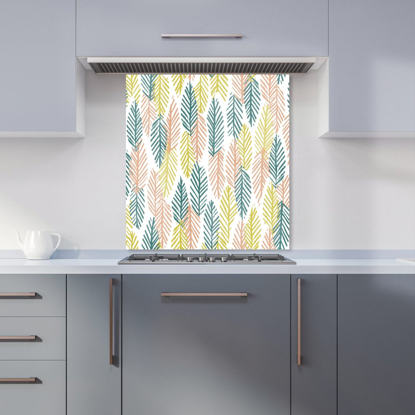 Scandinavian Style Foliage Kitchen Splashback