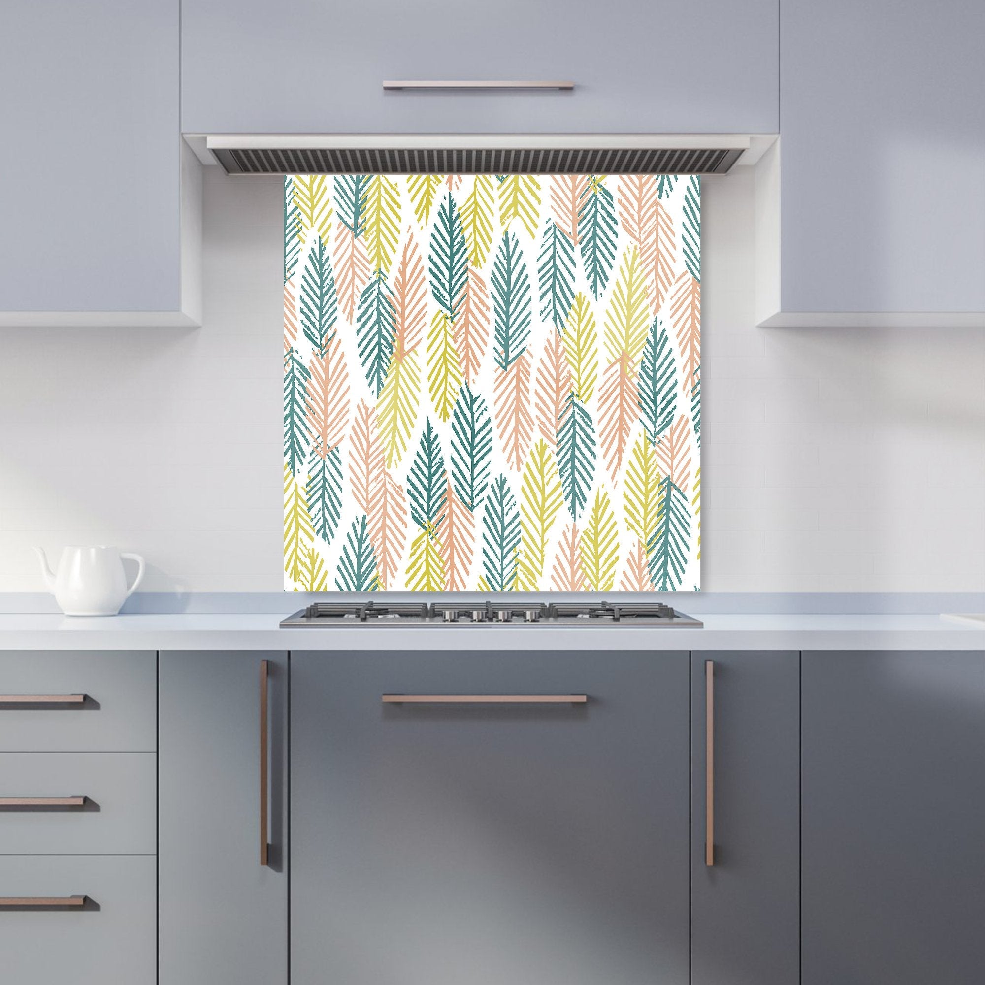 Scandinavian Style Foliage Kitchen Splashback