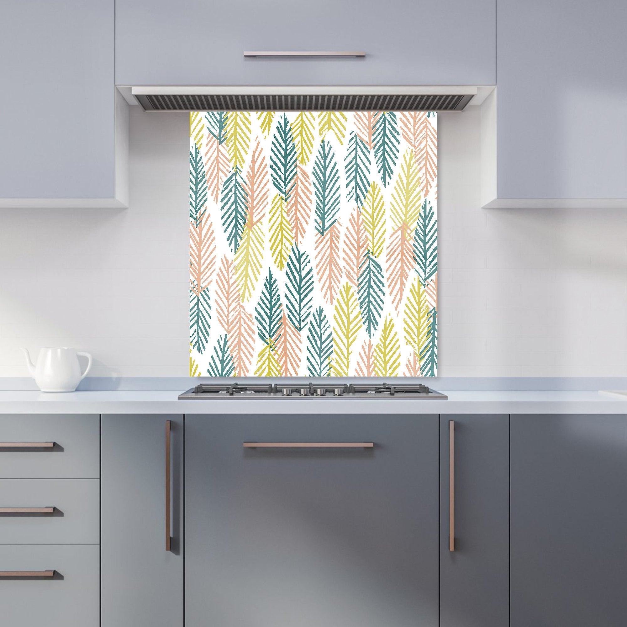Scandinavian Style Foliage Kitchen Splashback