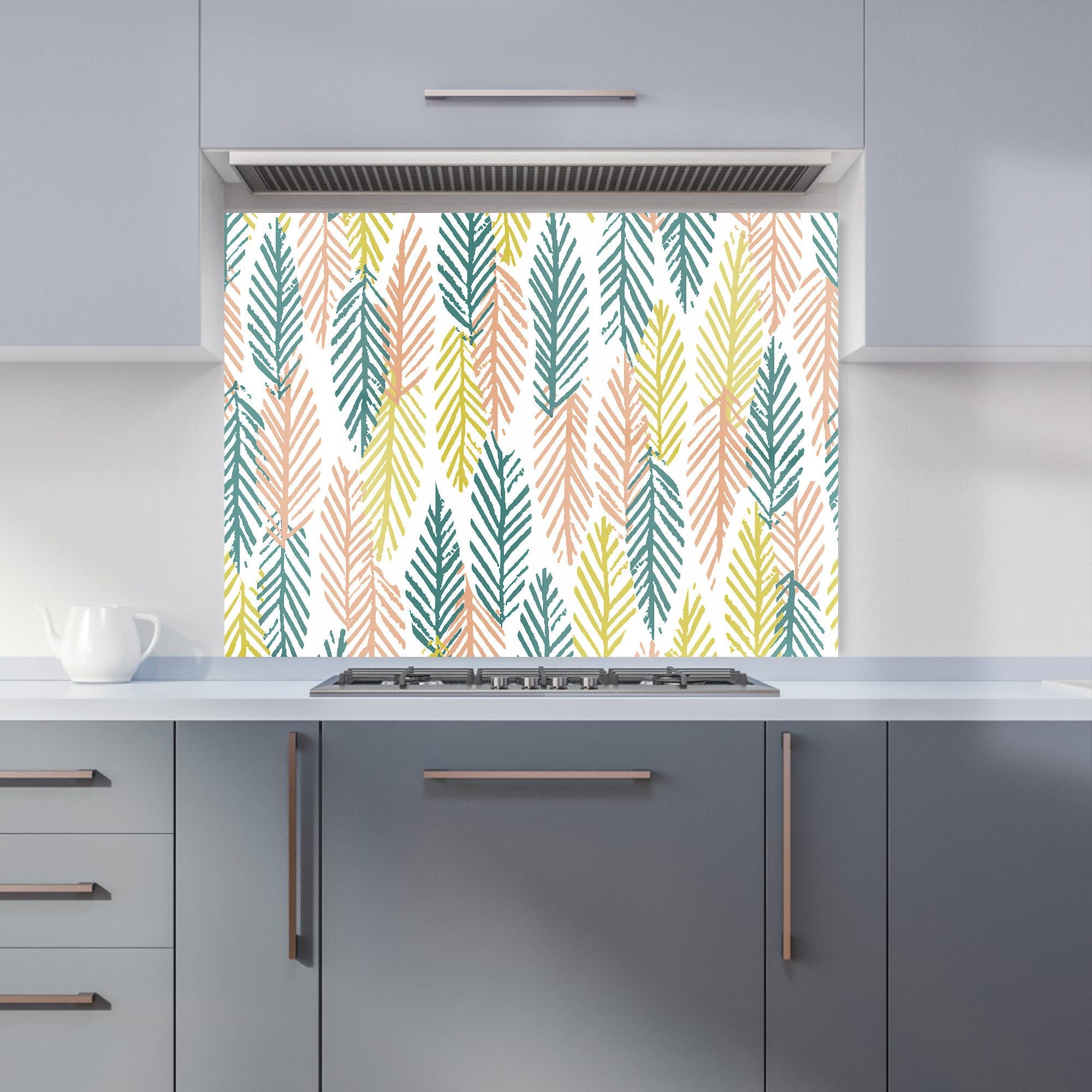 Scandinavian Style Foliage Kitchen Splashback