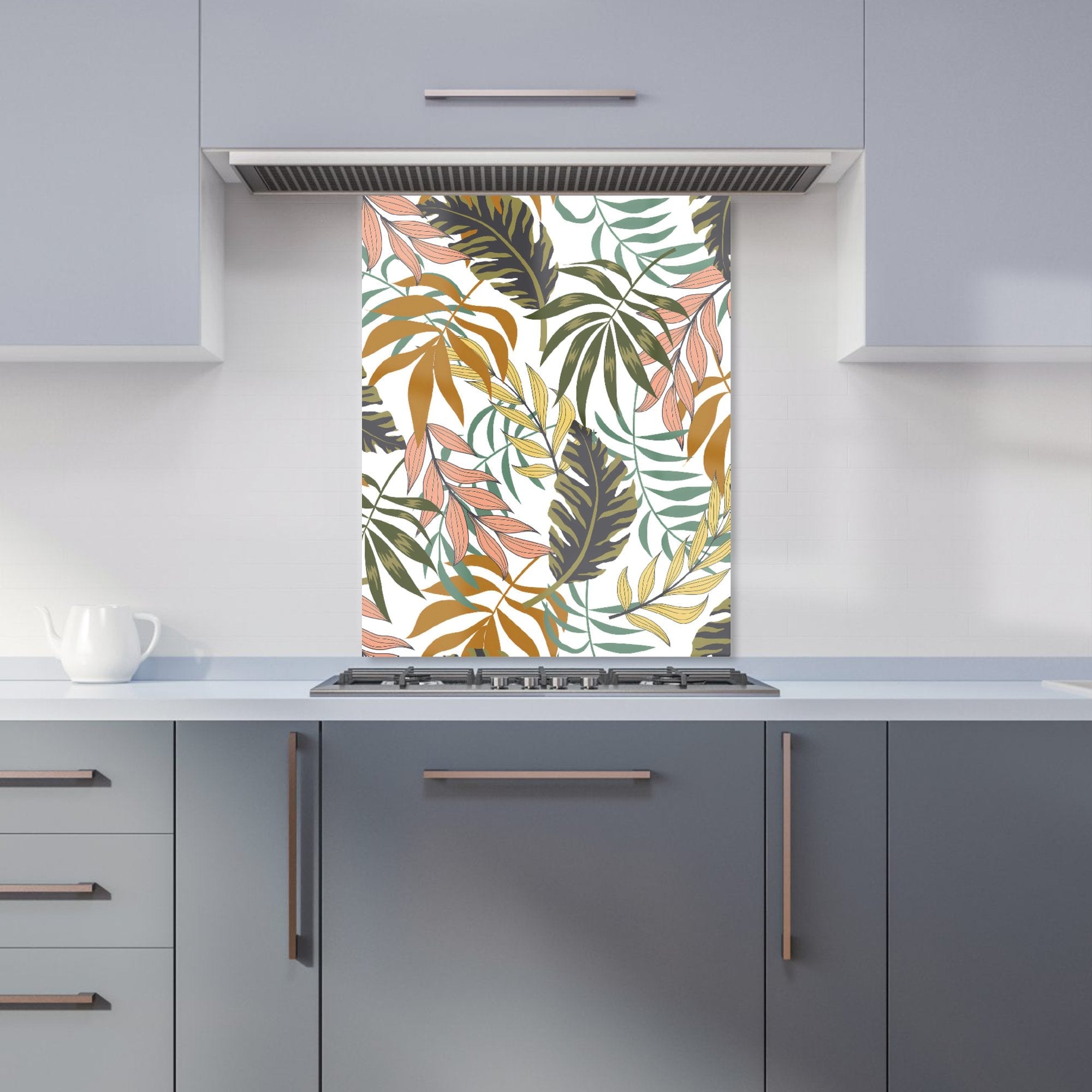 Tropical Leaves Kitchen Splashback