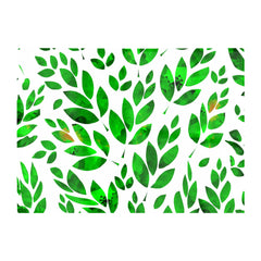 Watercolor Abstract Leaves Glass Chopping Board