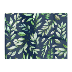 Watercolor Leaves Glass Chopping Board