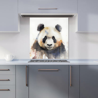 Panda Watercolour Kitchen Splashback