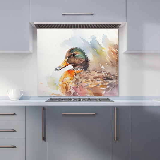 Mallard Watercolour Kitchen Splashback