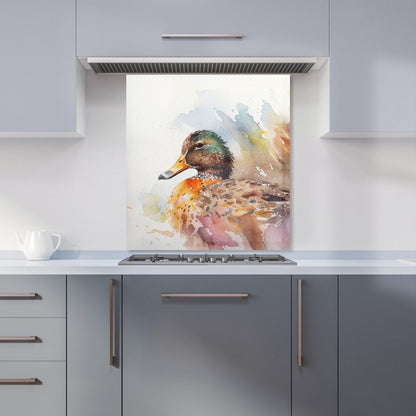 Mallard Watercolour Kitchen Splashback