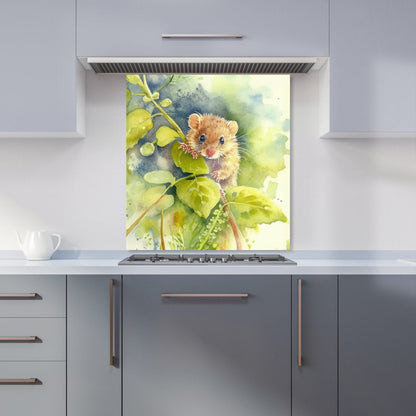 Dormouse Watercolour Kitchen Splashback