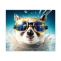Dormouse With Glasses Splashart Kitchen Splashback