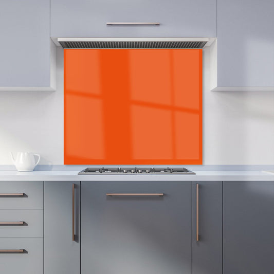 Burnt Orange Kitchen Splashback