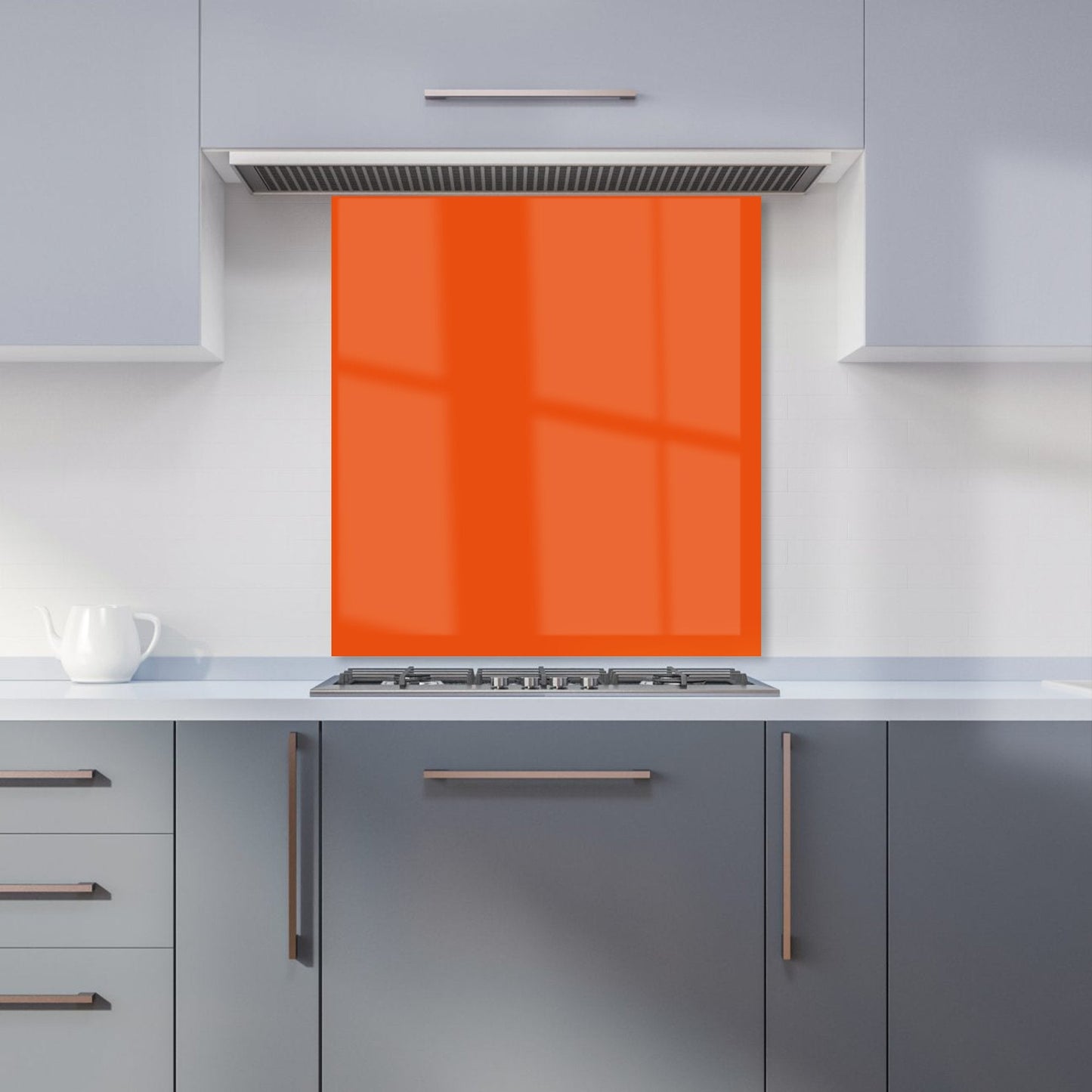 Burnt Orange Kitchen Splashback