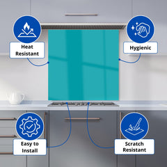 Persian Green Kitchen Splashback