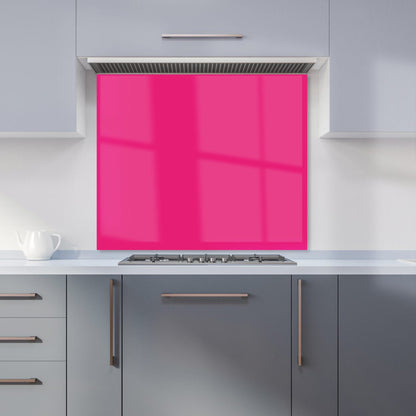 Vivid Pink Kitchen Splashback