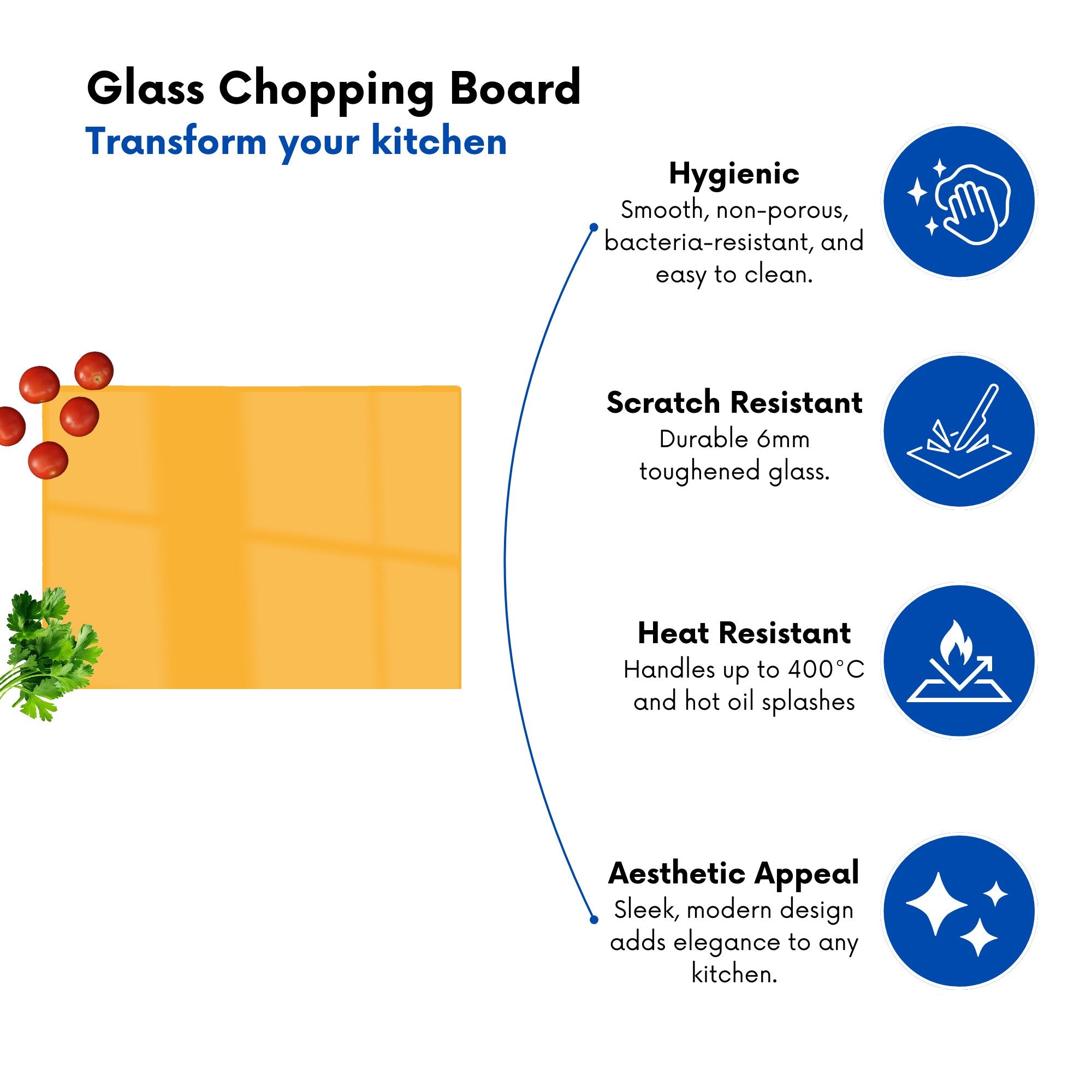 Cantaloupe Orange Chopping Board