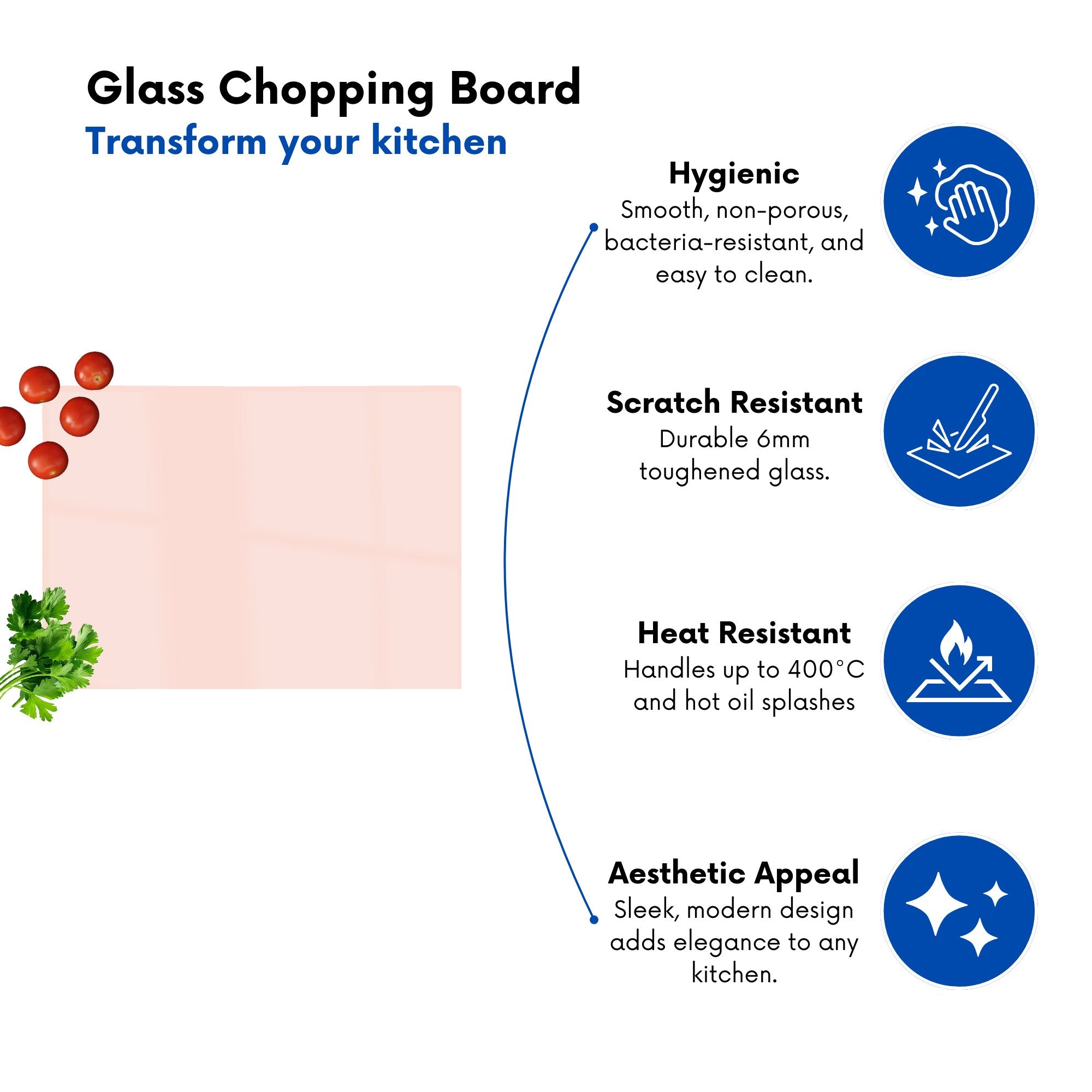 Dusty Pink Chopping Board