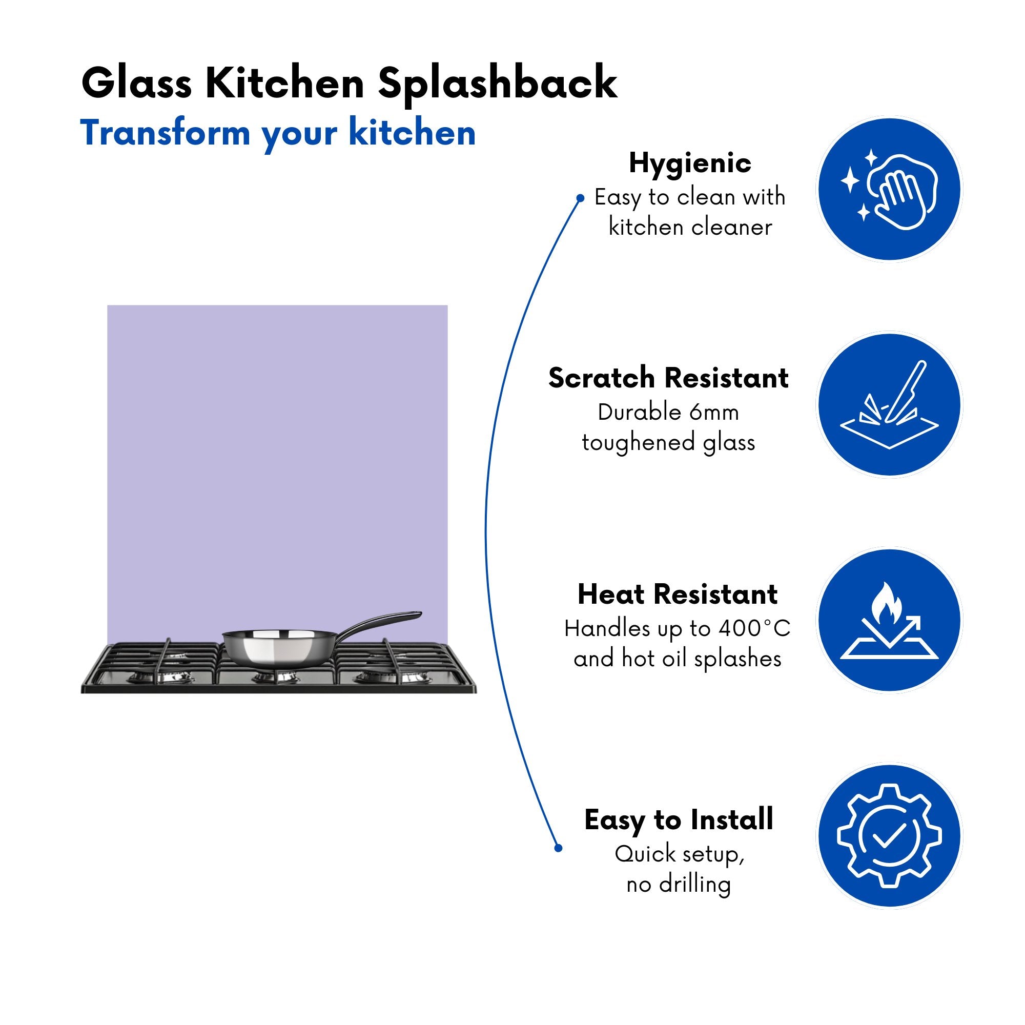 Heather Kitchen Splashback