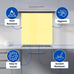Sweetcorn Yellow Kitchen Splashback