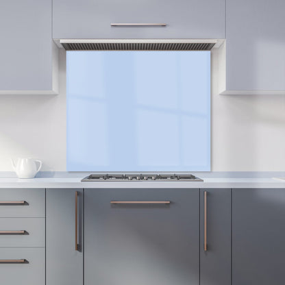 Pale Cornflour Blue Kitchen Splashback