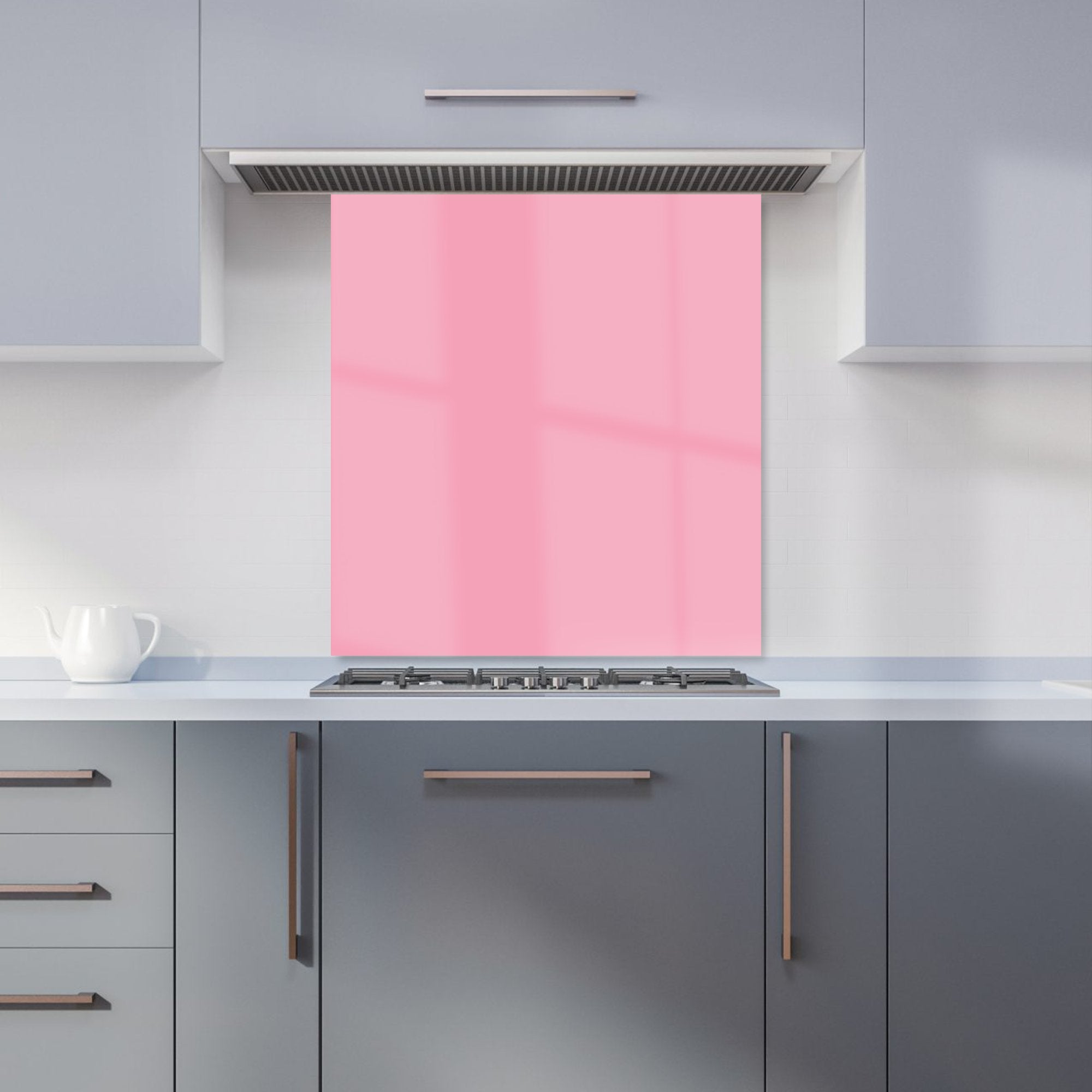 Baby Pink Kitchen Splashback